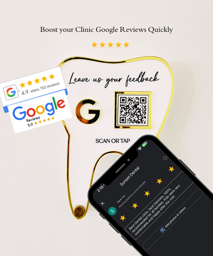 Google Reviews QR/NFC Signs